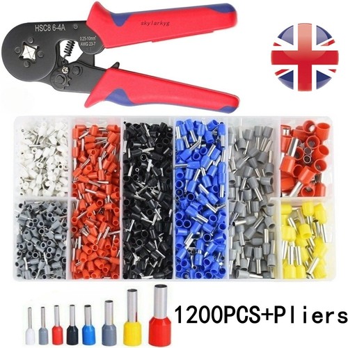 1200pcs wire ferrule kit - kit, cable