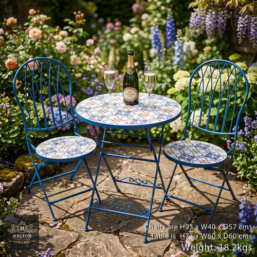 Patio set bistro - table, &