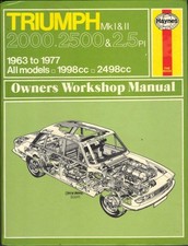 TRIUMPH 2000,2500,S,Pi,2.5