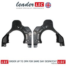2x Front Brake Disc Splash Guards Backing Plates Dust Shields Citroen Relay NEW