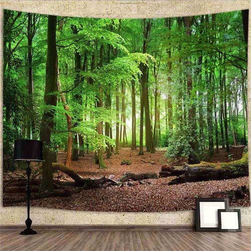 Deep forest nature - deep, wall