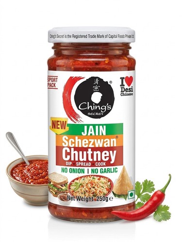 Chings jain schezwan chutney - chings,