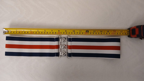 Striped red white blue - red, &