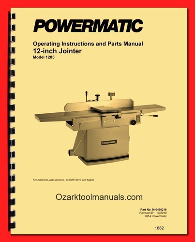 Powermatic 1285 wood - 12",