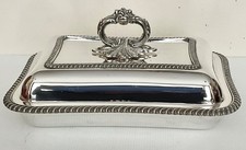 Large Antique Silver Plated