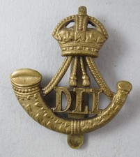 Military K/C Brass Cap Badge