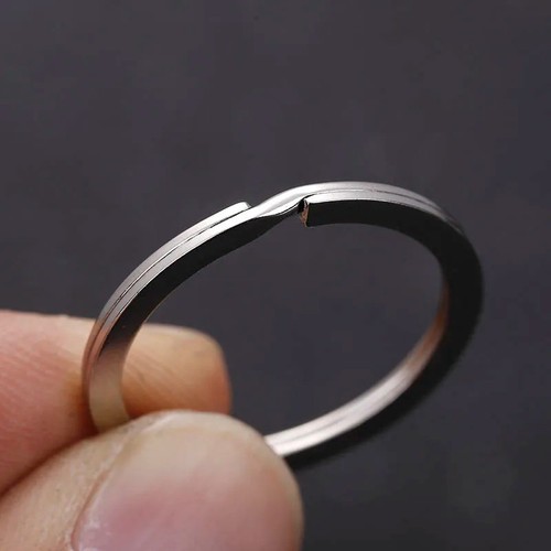Split rings round flat - uk, key
