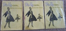 3 X Vintage 1950s 60s pin up Girl fully fashioned nylon stockings