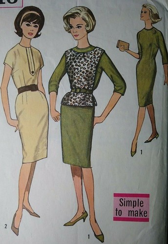Vintage 1950s simplicity dress - simplicity,