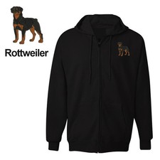ROTTWEILER DOG ZIPPER HOODIE