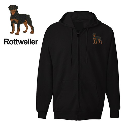 Rottweiler dog zipper - dog, hoodie