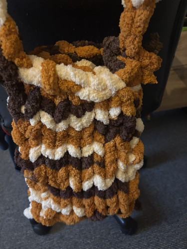 Finger knitted handbag - finger,