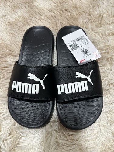 Puma black slides - puma,