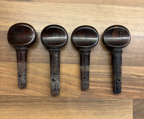 Vintage wood cello peg - peg, set