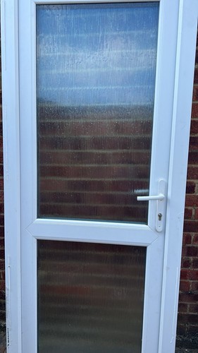 White upvc modern single panel - upvc,