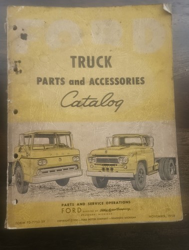 1959 vintage ford truck parts - 1959,