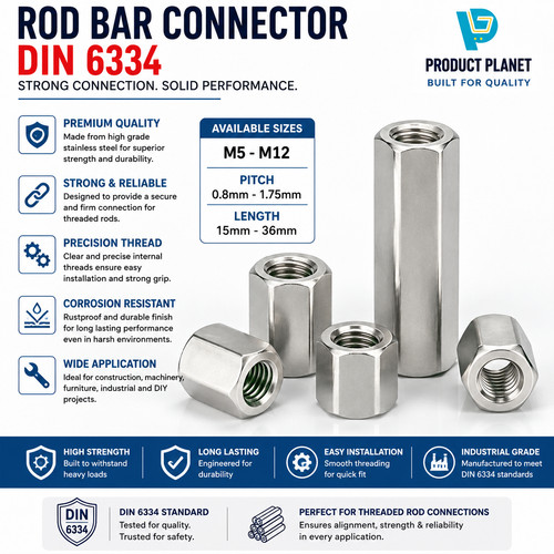 Stainless steel all - a2, thread