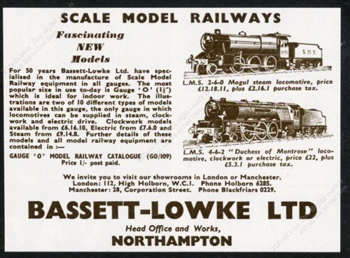 1949 bassett lowke - bassett-lowke, gauge