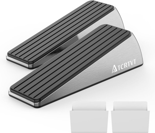 Heavy duty door stopper - heavy, wedge