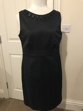 BRAND NEW DEBENHAMS STAR BY JULIEN MACDONALD BLACK PATTERN  EVENING DRESS Uk 12