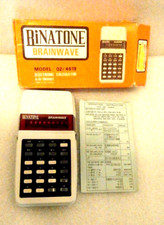 Vintage LED Binatone Memory Master calculator 02-4236 Ex-Cond, in GWO c.1970's