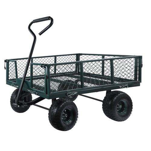 Utility steel garden cart - steel,