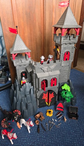 Playmobil knights black dragon - black,
