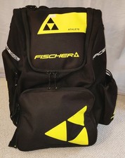 FISCHER Race Backpack 40L Black Neon Yellow Ski Boot Bag – Excellent Condition