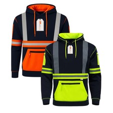 Hi Vis Safety Pullover Hoodie