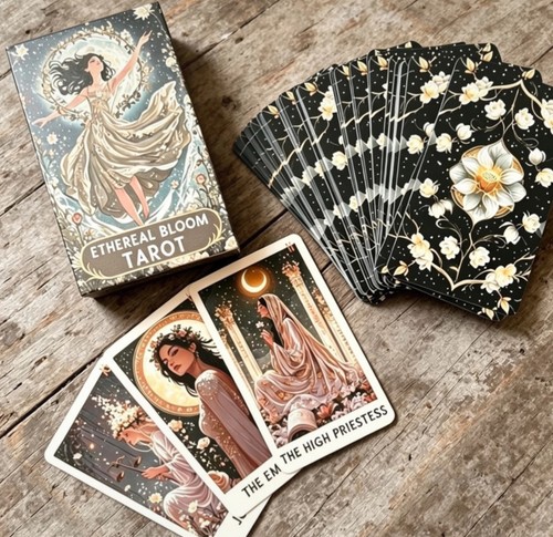 Ethereal bloom tarot deck - ethereal,