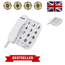White Jumbo Big Button