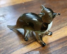 Otter Glass Figurine Hand