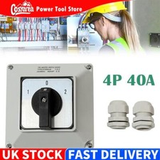 3 Position 40A 4 POLE Rotary