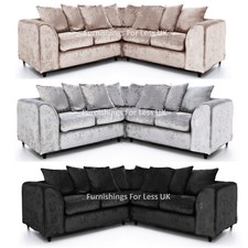 Crystal Corner Sofa Crushed