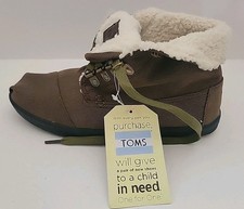 Toms Highland Botas AMPUTEE Mens 7  *Left Boot Only* Shearling Lined Ankle