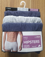 MENS HIPSTERS UNDERWEAR 3 PACK