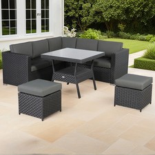 Club rattan compact - rattan, corner