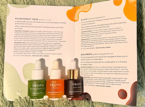 Tropic mini serums 3 - serums, x