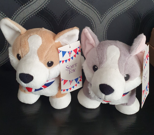 Aldi corgi dog soft toys - aldi,