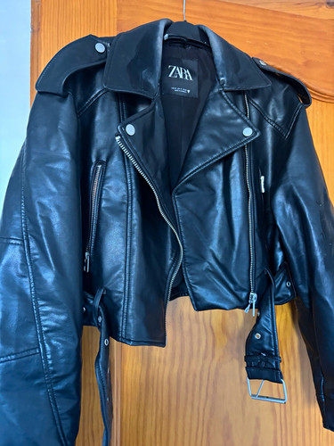 Zara women black faux - black,