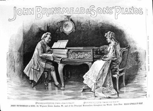 Original old antique print - old,
