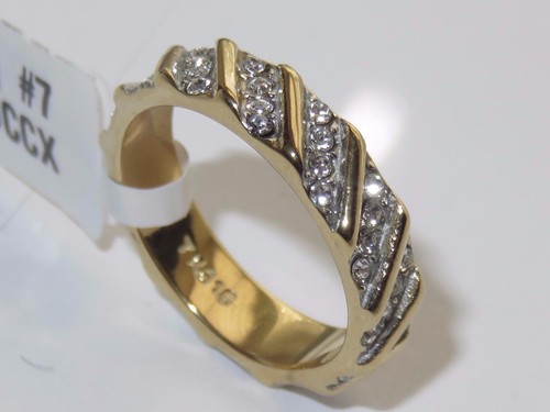 Ladies gold band ring 5mm - , full