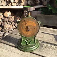 Antique Cast Iron Salter’s Improved Family Scale Brass Dial No Weighing Bowl