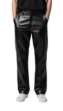 NWT TopMan Croc-effect Faux