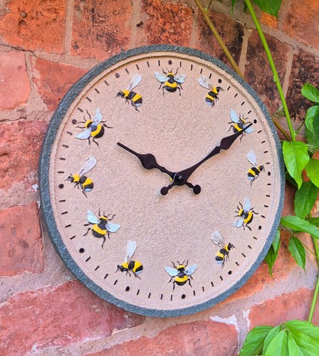 Garden wall clock outdoor - garden,