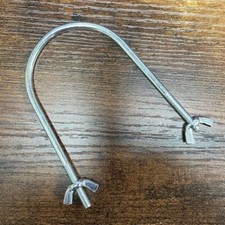 U Bolt M12 114mm Bright Zinc Plated Steel Round U-Bolt - 35 Pack