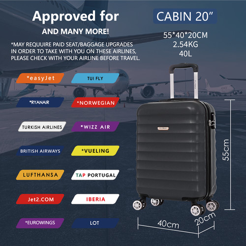 55x40x20 ryanair cabin - 55x40x20,
