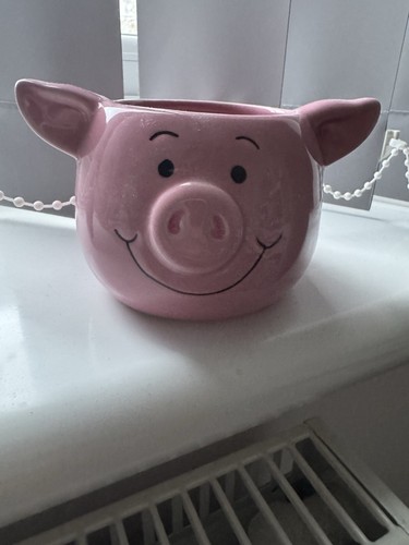 Percy pig small planter - pig, pot