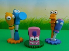 Disney Junior TV Handy Manny Mini Figure Set x3 -Pat Felipe Rusty Wrench Stretch