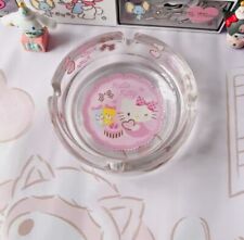 Kuromi Ashtray Sanrio Hello Kitty My Melody Glass Anime Smoke Accessories Pink